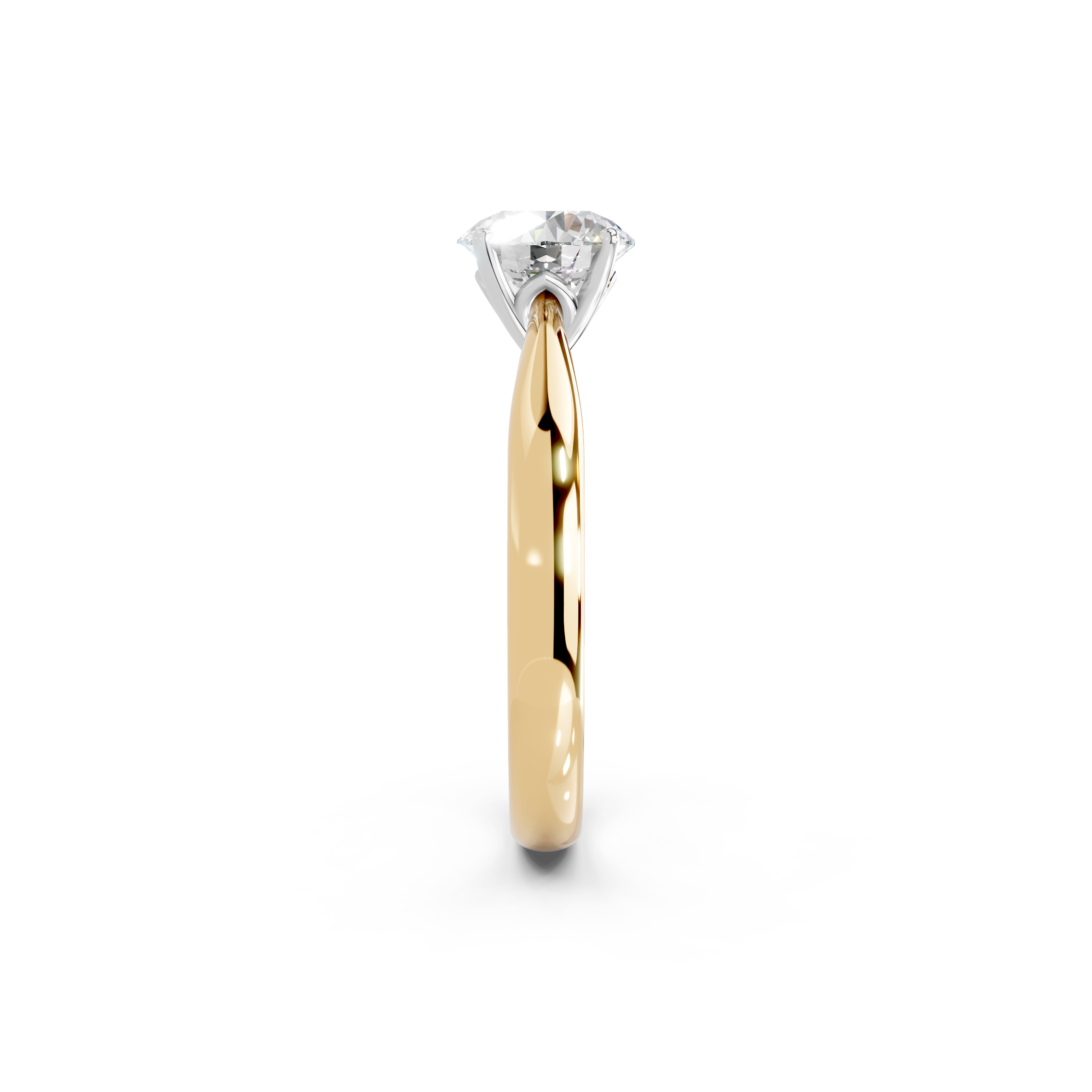 IGI 1.00ct Lab Grown Diamond Solitaire Engagement Ring - The Montpellier Tulip
