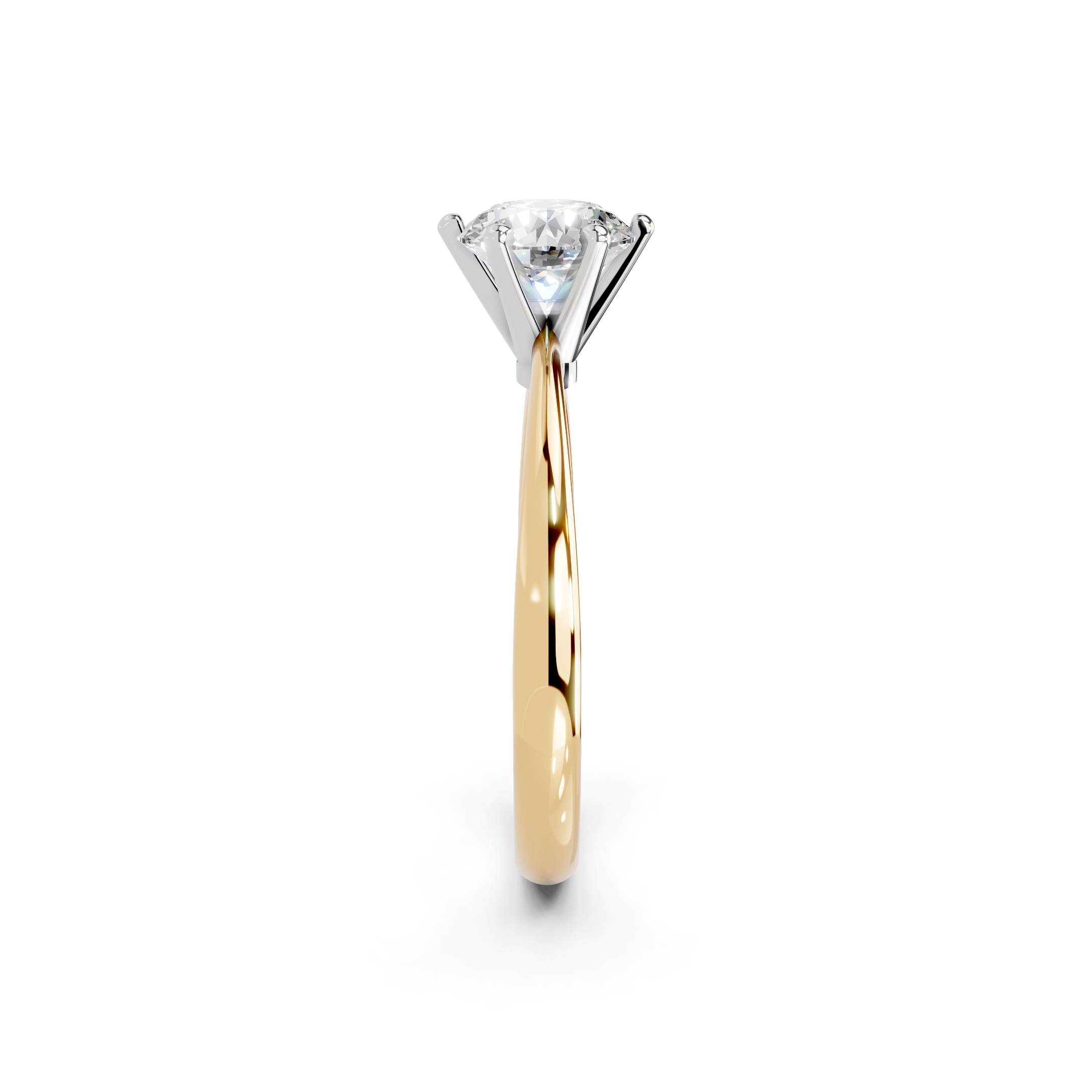 IGI 1.00ct Lab Grown Diamond Solitaire Engagement Ring - The Montpellier Classic 6 Claw