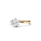 IGI 1.00ct Lab Grown Diamond Solitaire Engagement Ring - The Montpellier Classic 6 Claw