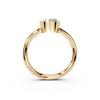 IGI 1.00ct Lab Grown Round Bezel Set Diamond Solitaire Engagement Ring Platinum or 18ct Gold