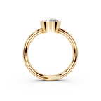 IGI 1.00ct Lab Grown Round Bezel Set Diamond Solitaire Engagement Ring Platinum or 18ct Gold