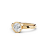 IGI 1.00ct Lab Grown Round Bezel Set Diamond Solitaire Engagement Ring Platinum or 18ct Gold