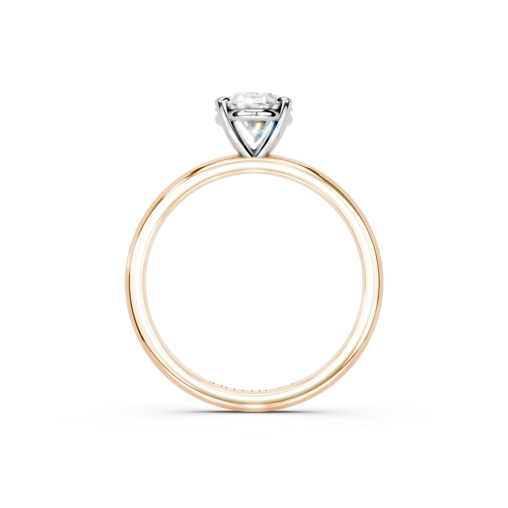 IGI 1.00ct Lab Grown Oval Diamond Solitaire Engagement Ring Platinum or 18ct Gold - The Montpellier Classic Oval