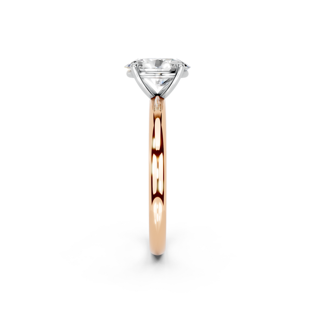 IGI 1.00ct Lab Grown Oval Diamond Solitaire Engagement Ring Platinum or 18ct Gold - The Montpellier Classic Oval