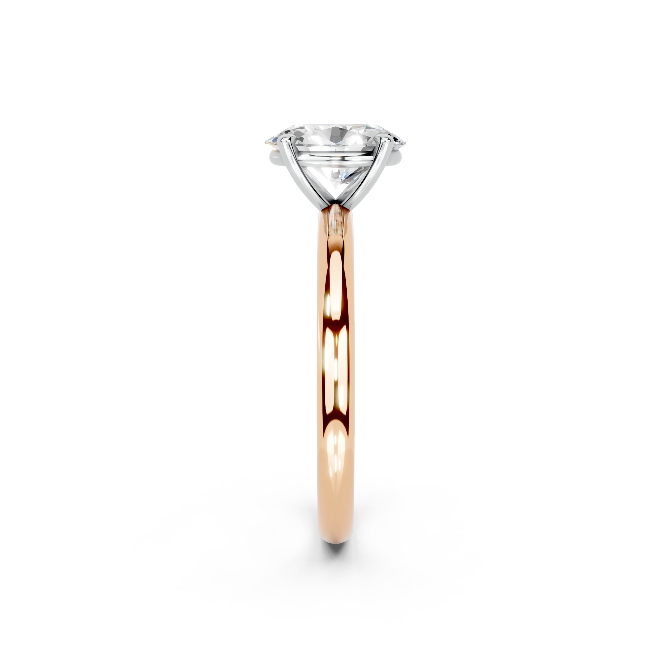 IGI 1.00ct Lab Grown Oval Diamond Solitaire Engagement Ring Platinum or 18ct Gold - The Montpellier Classic Oval