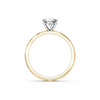 IGI 1.00ct Lab Grown Oval Diamond Solitaire Engagement Ring Platinum or 18ct Gold - The Montpellier Classic Oval
