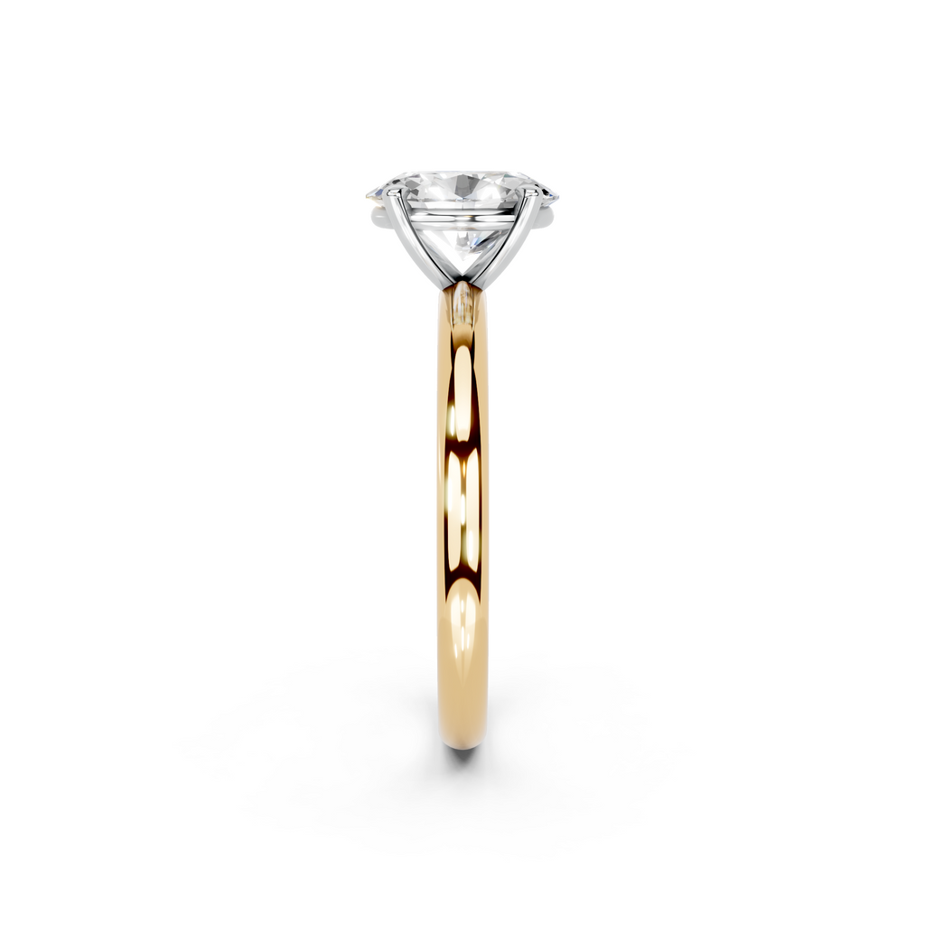 IGI 1.00ct Lab Grown Oval Diamond Solitaire Engagement Ring Platinum or 18ct Gold - The Montpellier Classic Oval