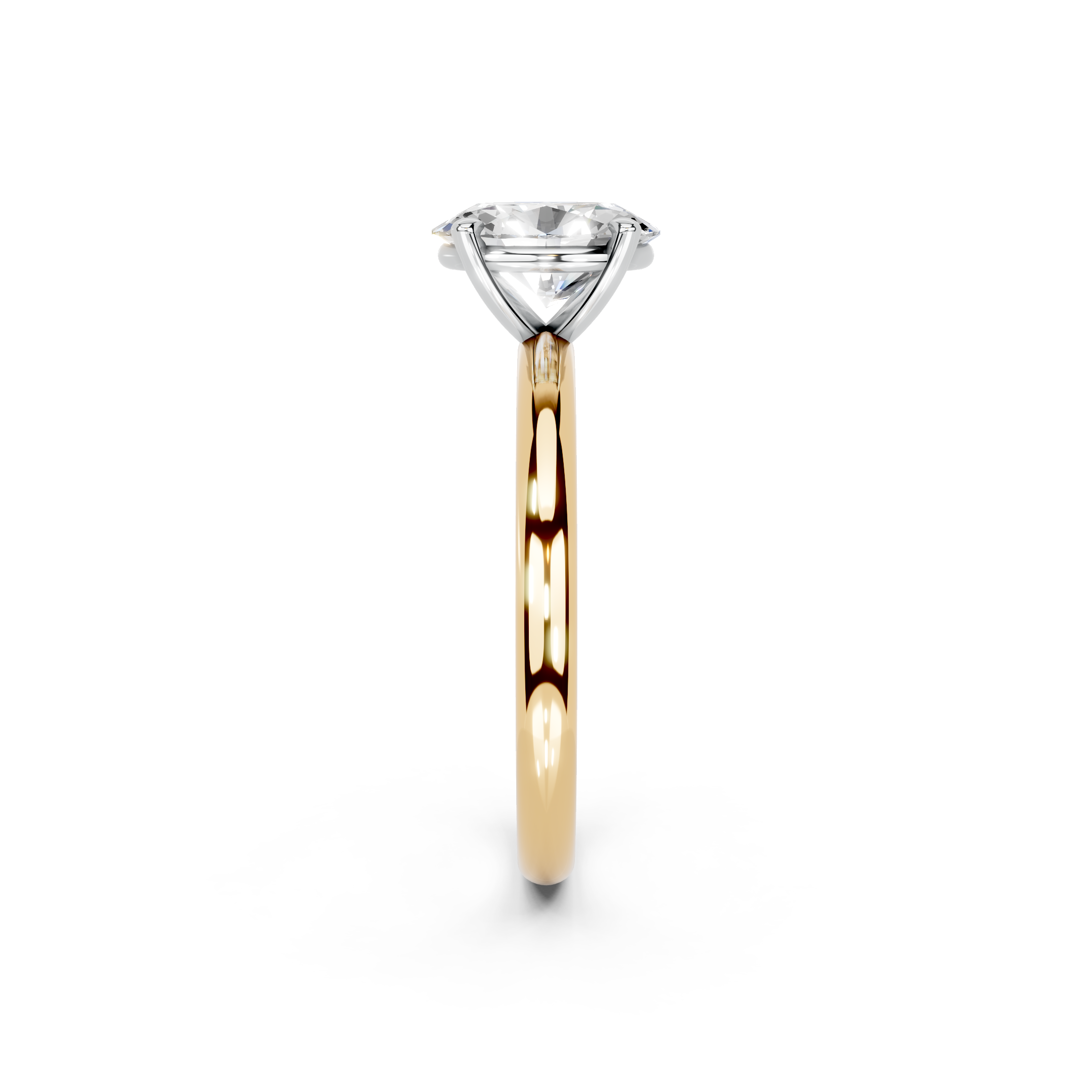 IGI 1.00ct Lab Grown Oval Diamond Solitaire Engagement Ring Platinum or 18ct Gold - The Montpellier Classic Oval