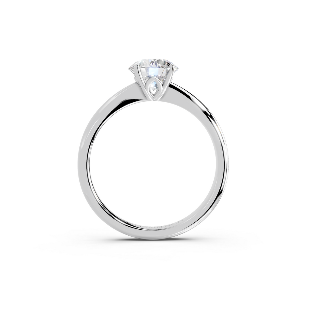 IGI 1.00ct Lab Grown Diamond Solitaire Engagement Ring - The Montpellier Tulip