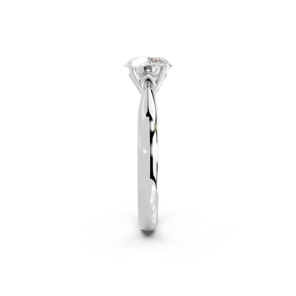 IGI 1.00ct Lab Grown Diamond Solitaire Engagement Ring - The Montpellier Tulip