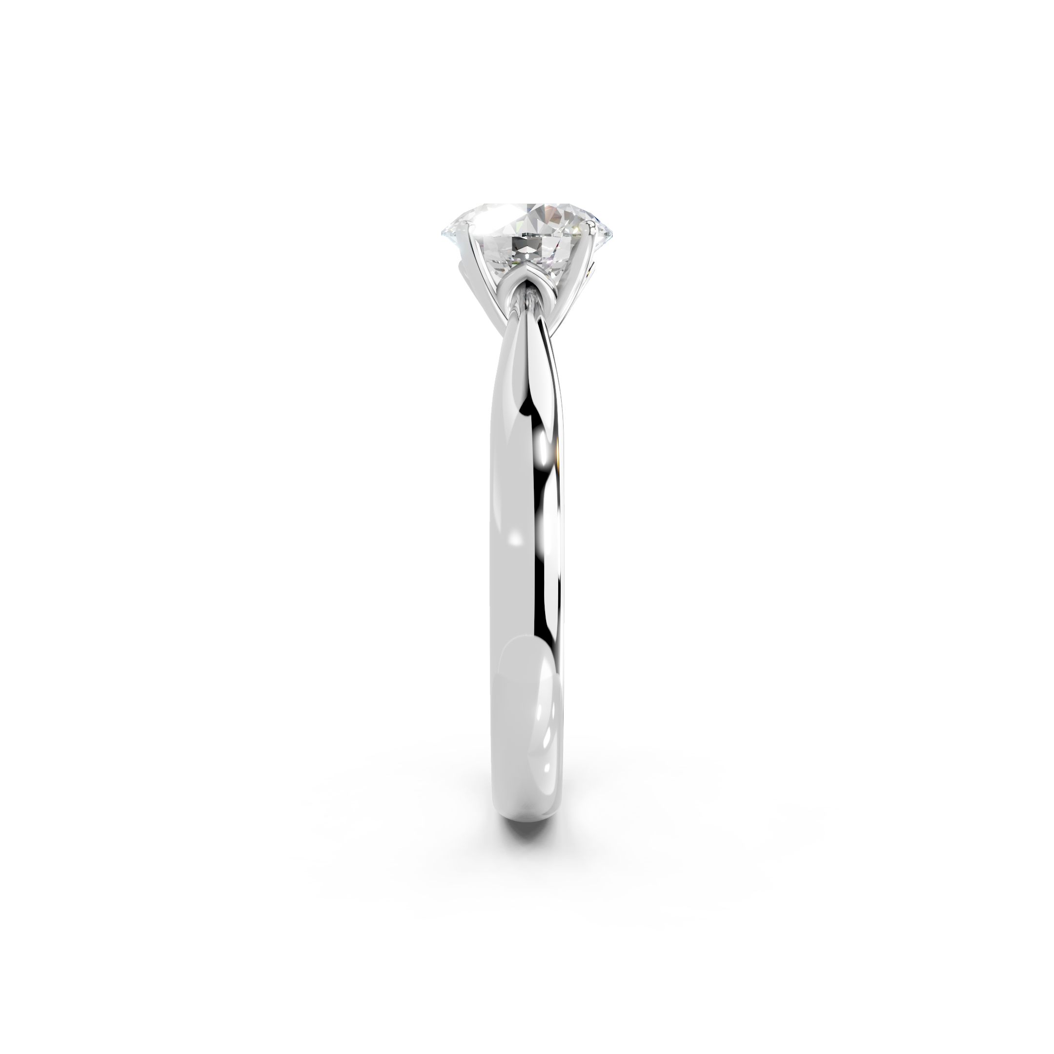 IGI 1.00ct Lab Grown Diamond Solitaire Engagement Ring - The Montpellier Tulip