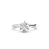IGI 1.00ct Lab Grown Diamond Solitaire Engagement Ring - The Montpellier Classic 6 Claw