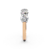 2.50ct Lab Grown 5 Stone Round Diamond Ring Platinum or 18ct Gold - The Montpellier Classic 5 Stone Ring