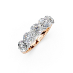 2.50ct Lab Grown 5 Stone Round Diamond Ring Platinum or 18ct Gold - The Montpellier Classic 5 Stone Ring
