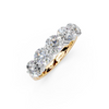 2.50ct Lab Grown 5 Stone Round Diamond Ring Platinum or 18ct Gold - The Montpellier Classic 5 Stone Ring