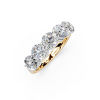2.50ct Lab Grown 5 Stone Round Diamond Ring Platinum or 18ct Gold - The Montpellier Classic 5 Stone Ring