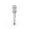 2.50ct Lab Grown 5 Stone Round Diamond Ring Platinum or 18ct Gold - The Montpellier Classic 5 Stone Ring