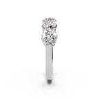 2.50ct Lab Grown 5 Stone Round Diamond Ring Platinum or 18ct Gold - The Montpellier Classic 5 Stone Ring