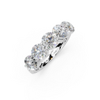 2.50ct Lab Grown 5 Stone Round Diamond Ring Platinum or 18ct Gold - The Montpellier Classic 5 Stone Ring