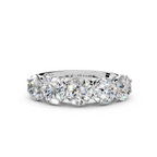 2.50ct Lab Grown 5 Stone Round Diamond Ring Platinum or 18ct Gold - The Montpellier Classic 5 Stone Ring