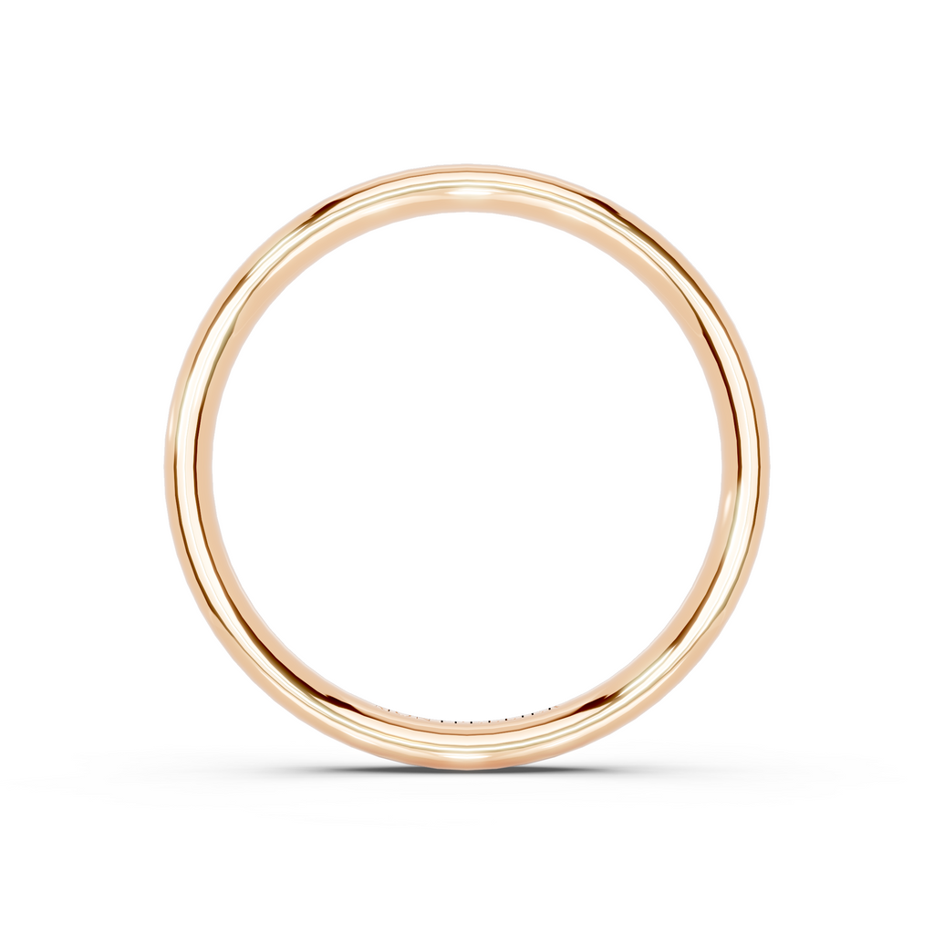 2.5mm Montpellier Fibonacci Wedding Band Platinum or 18ct Gold