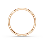2.5mm Montpellier Fibonacci Wedding Band Platinum or 18ct Gold