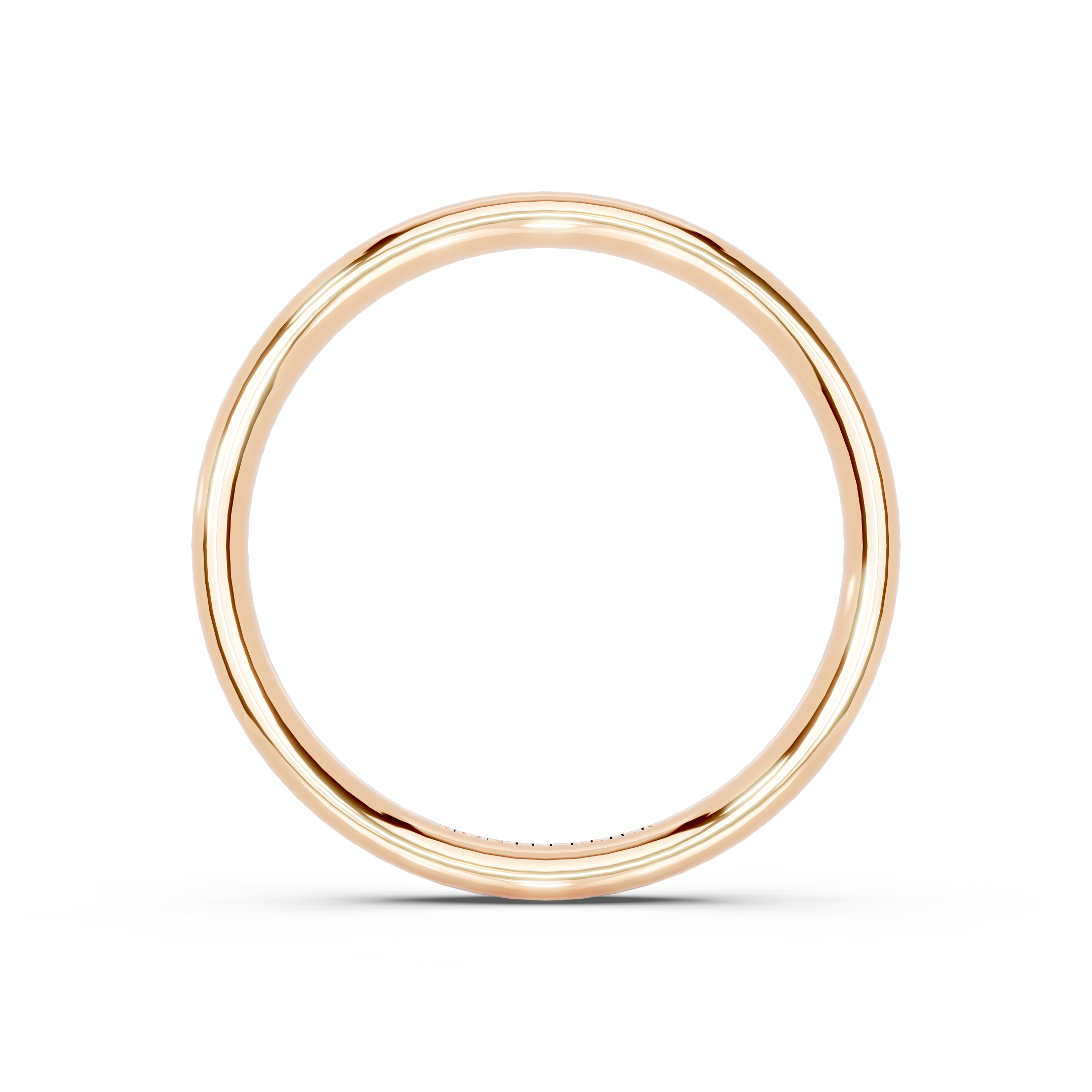 2.5mm Montpellier Fibonacci Wedding Band Platinum or 18ct Gold