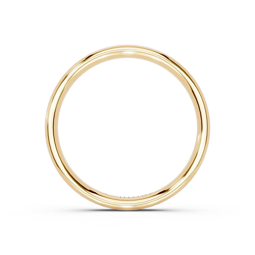 2.5mm Montpellier Fibonacci Wedding Band Platinum or 18ct Gold