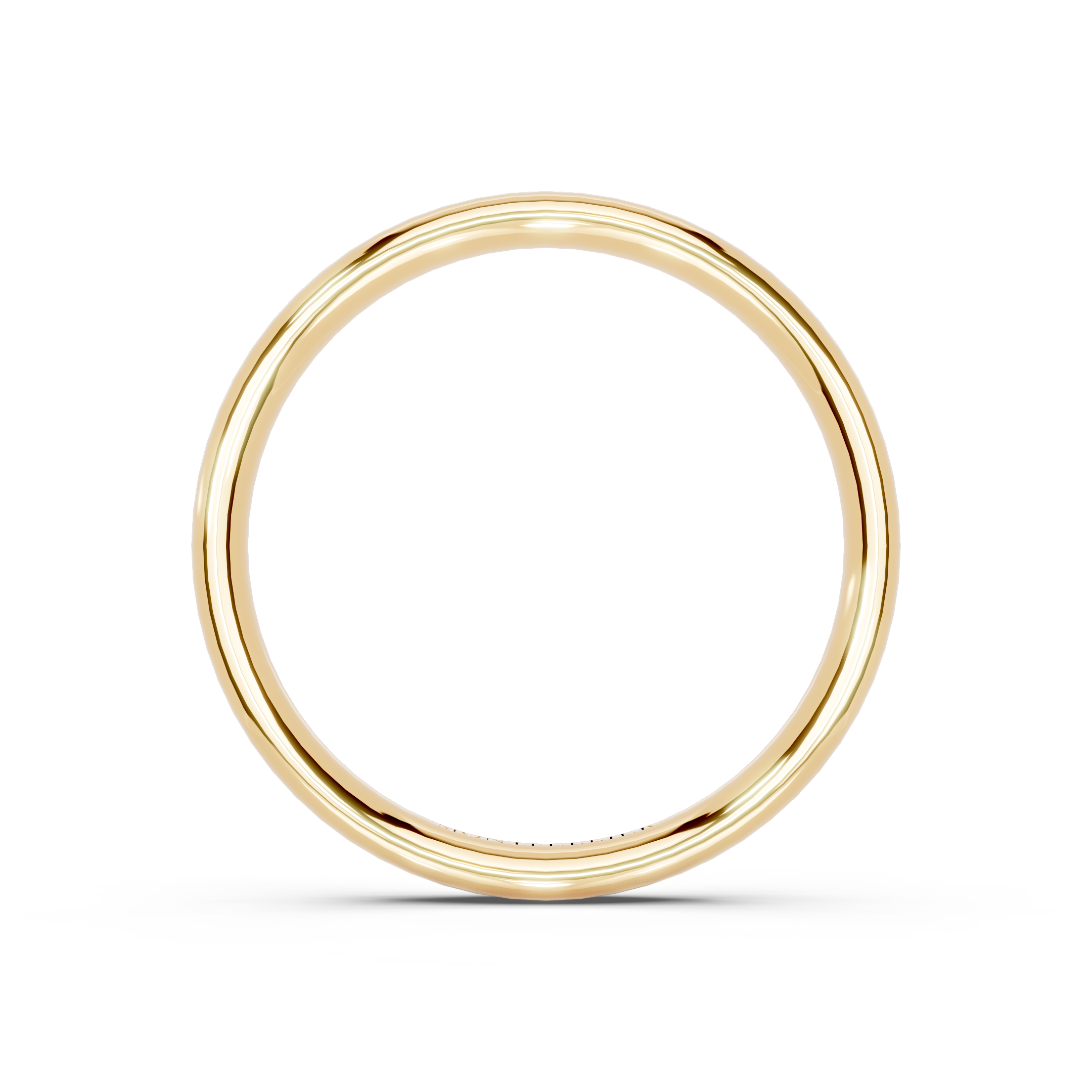 2.5mm Montpellier Fibonacci Wedding Band Platinum or 18ct Gold