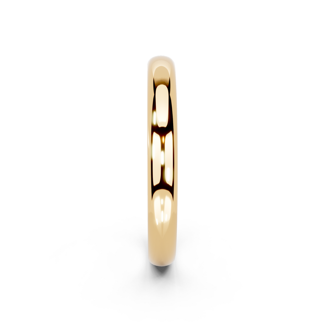2.5mm Montpellier Fibonacci Wedding Band Platinum or 18ct Gold