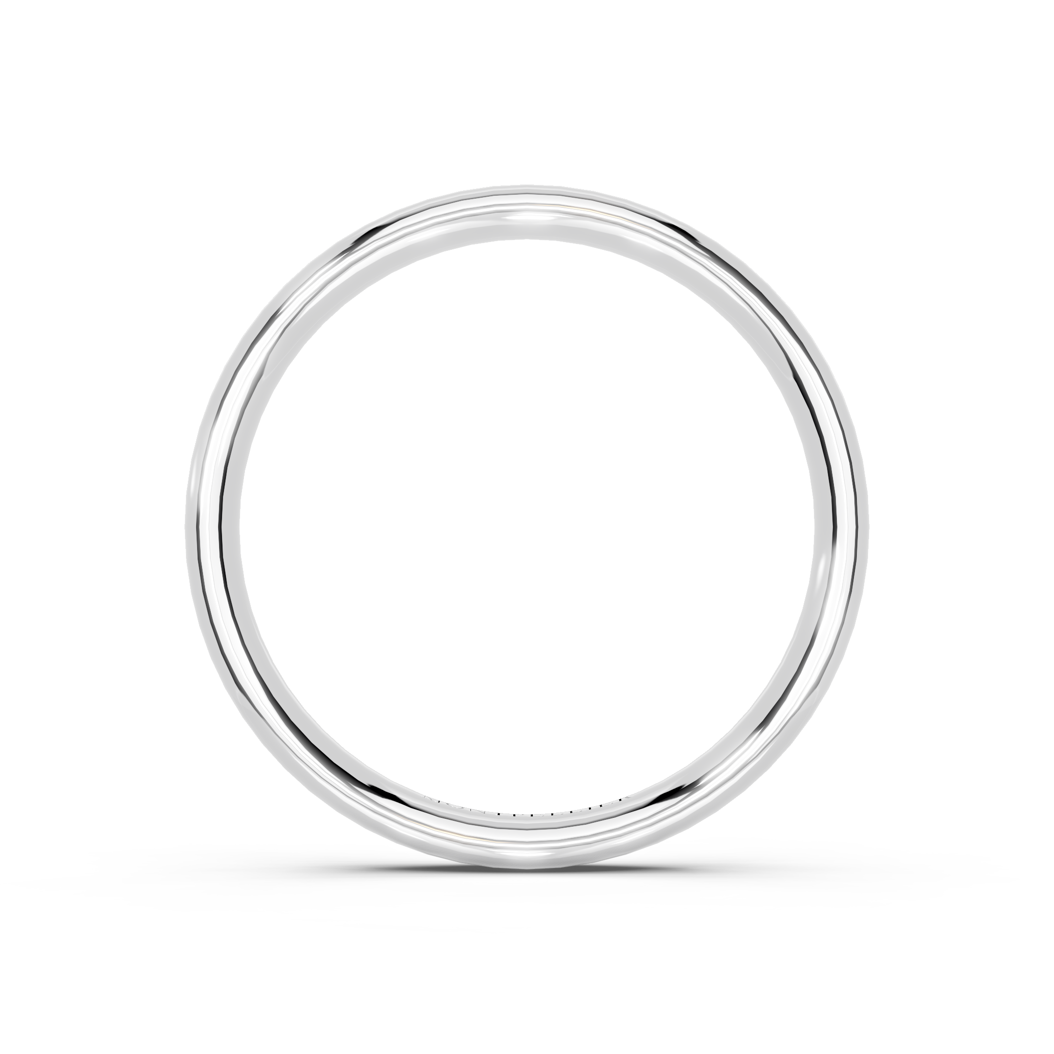 2.5mm Montpellier Fibonacci Wedding Band Platinum or 18ct Gold