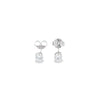GIA 0.60ct F / SI2 Diamond Stud Earrings in 18ct White Gold