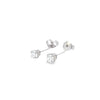 GIA 0.60ct F / SI2 Diamond Stud Earrings in 18ct White Gold