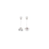 GIA 0.60ct F / SI2 Diamond Stud Earrings in 18ct White Gold