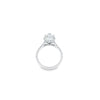 GIA 5.02ct L/SI1 Pear Cut Diamond Solitaire set in Platinum with Diamond Shoulders