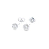 0.19ct G/VS1 Diamond Stud Earrings Set In 18ct White Gold