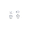 0.19ct G/VS1 Diamond Stud Earrings Set In 18ct White Gold