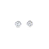 0.19ct G/VS1 Diamond Stud Earrings Set In 18ct White Gold