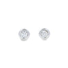 0.19ct G/VS1 Diamond Stud Earrings Set In 18ct White Gold