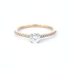 0.31ct Diamond Ring with Diamond Shoulders