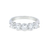 GIA E/SI 1.50ct 5 Stone Diamond Ring set in Platinum