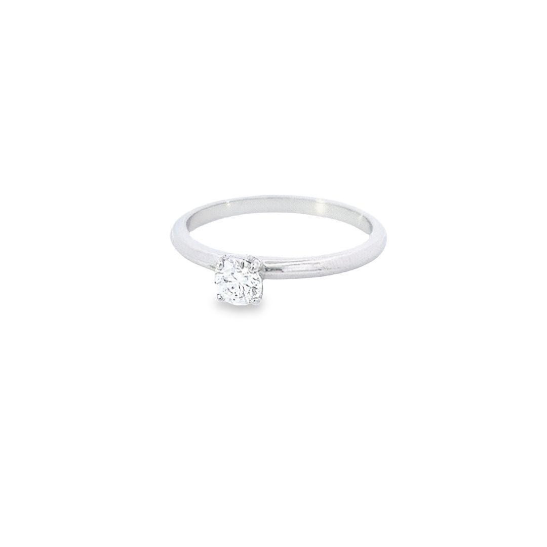 GIA 0.30ct D Colour VS2 Clarity 4 Claw Diamond Solitaire Engagement Ring set in Platinum