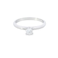 GIA 0.30ct D Colour VS2 Clarity 4 Claw Diamond Solitaire Engagement Ring set in Platinum - Montpellier Jewellers
