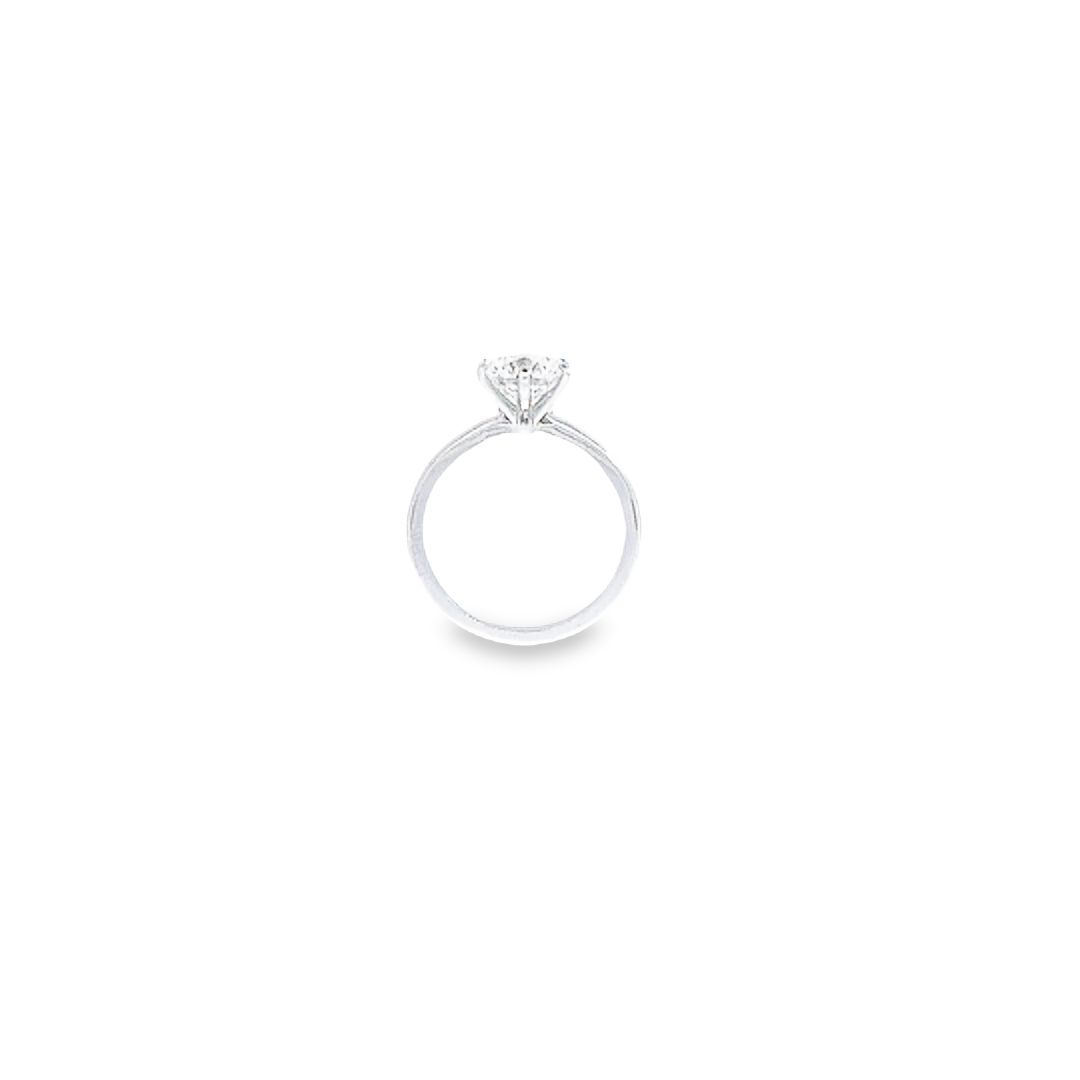 IGI 2.01ct F /SI2 LAB Diamond Solitaire Set In Platinum