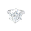 HRD 8.66ct K/SI Round Brilliant Cut Diamond Solitaire Set in Platinum