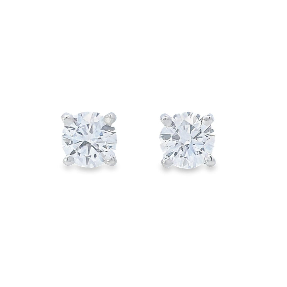 IGI 2.00ct D/VS2 LAB Diamond Stud Earrings Set In 18ct White Gold