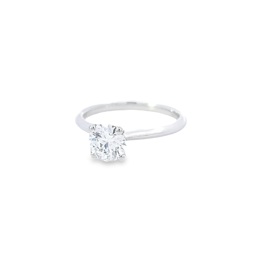 IGI 1.00ct D/VS2 LAB Diamond Solitaire Engagement Ring Set In Platinum
