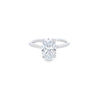IGI 2.02ct E /SI1 LAB Diamond Oval Shape Solitaire Set In Platinum