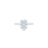 IGI 2.02ct E /SI1 LAB Diamond Oval Shape Solitaire Set In Platinum
