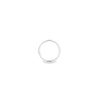 Diamond & Sapphire Grain Set Half Eternity Ring Set in 18ct White Gold